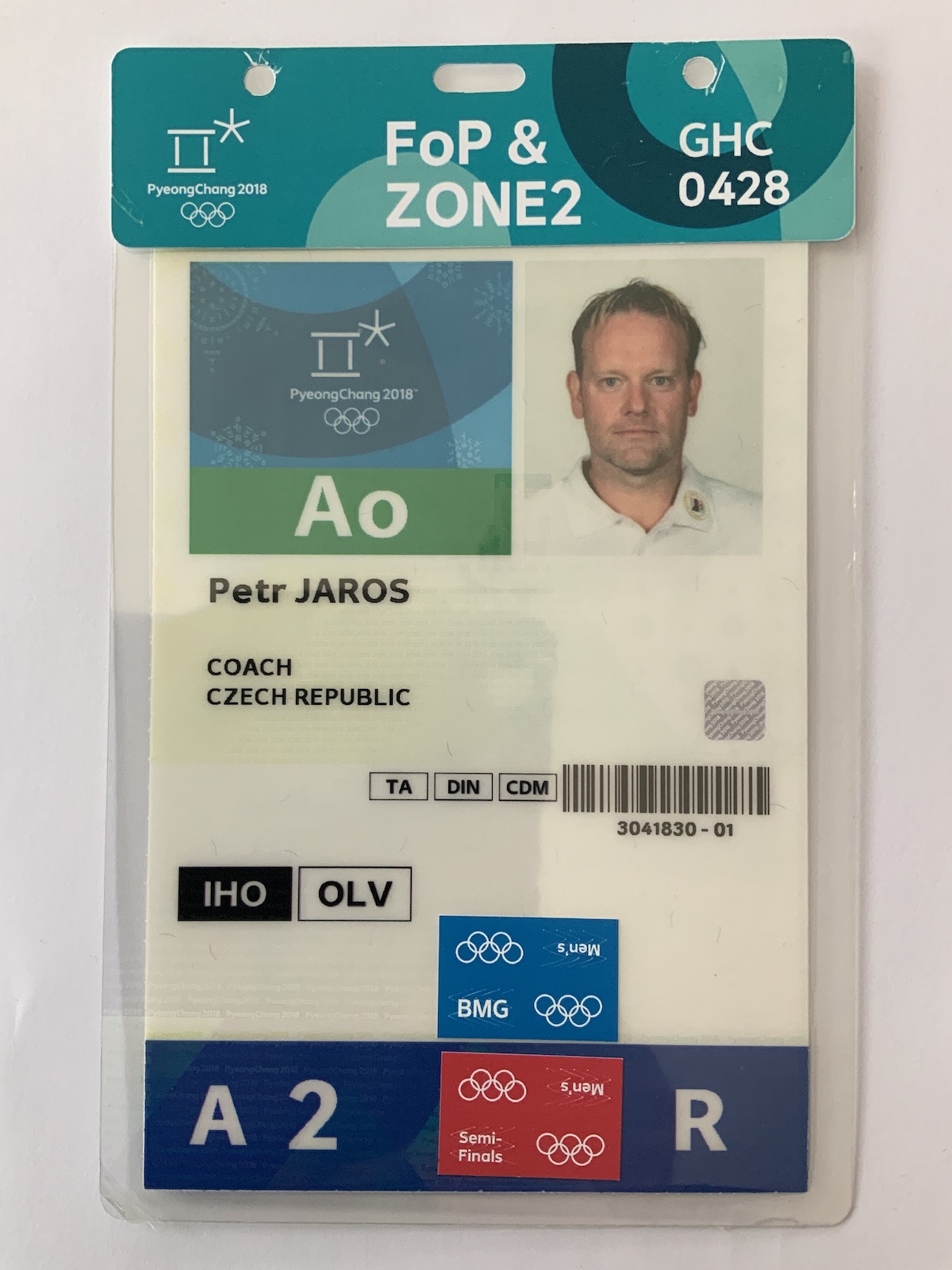 Czech Republic National team Olympic games 2018.JPG
